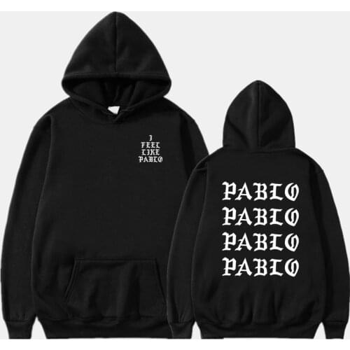 Fashion Harajuku Hoodie Men Women Casual Hooded Pullover I Feel Like Paul Autumn Winter New Style Pablo Kanye West Sweatshirts