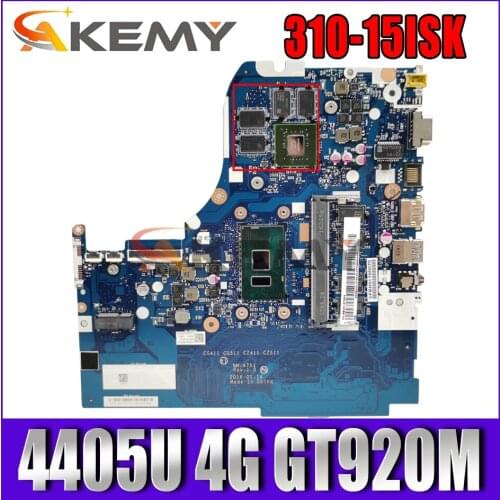 NM-A751 motherboard for Lenovo 310-15ISK 510-15ISK Laptop motherboard SR2EX CPU 4405U 4G RAM GT920M 100% test intact