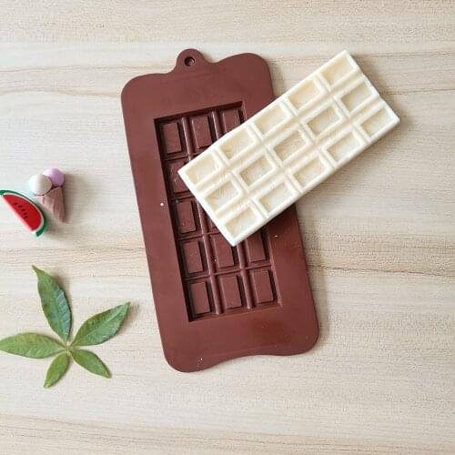 New Silicone Chocolate Mold Square shape 3D DIY Reusable Cake Tools Non-stick Jelly and Candy Kitchen Baking Accessories