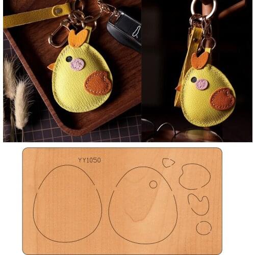 Easter chicken die-cutting wood die, YY1050 suitable for common die-cutting machines in the market