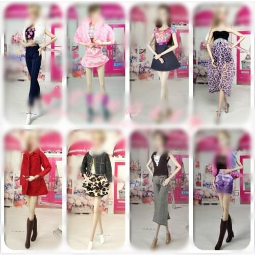 30cm Doll Dress Fashion Clothes suit for licca For Barbie Doll for blythe Accessories Baby Toys Best Girl' Gift 11 wave