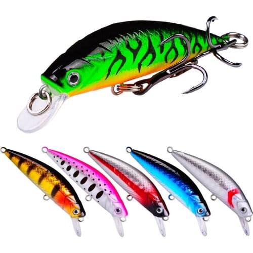 1 Piece 6 cm 6 G Submerged Hard Bait Wobbler Jig Bait Crankbait Carp Striped Bass Pesca Fishing Tackle Swim Bait