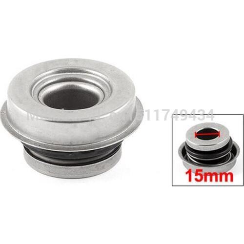 Rubber Bellows 15mm Inner Dia Single Spring Mechanical Shaft Water Seal 2pcs