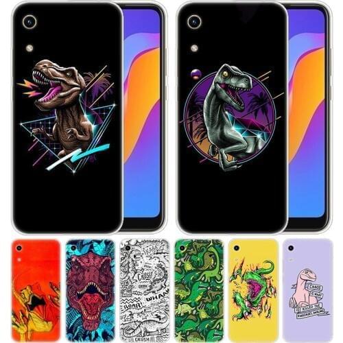 Luxury Soft Silicone Case Animal Dinosaur Colorful for Huawei Honor 9X 8A 7A 20 Pro 7X 8X 7S 8S 8 9 10 Lite View 20 20i 10i Play