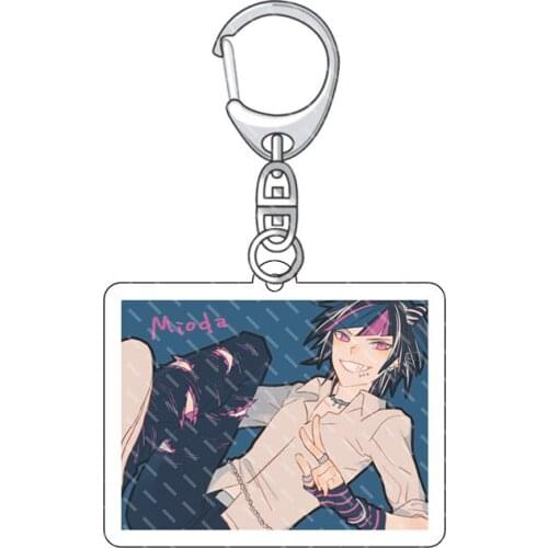 Danganronpa Dangan Ronpa Komaeda Nagito Cute Acrylic Pendant Figure Keychain Keyring Collection Model Toy Gifts Cosplay