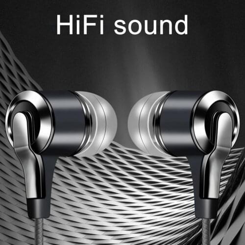 X15 Universal Wired Earphone 3.5mm Wired Control Portable In-ear Sport Headset With Microphone For Huawei Smartphone