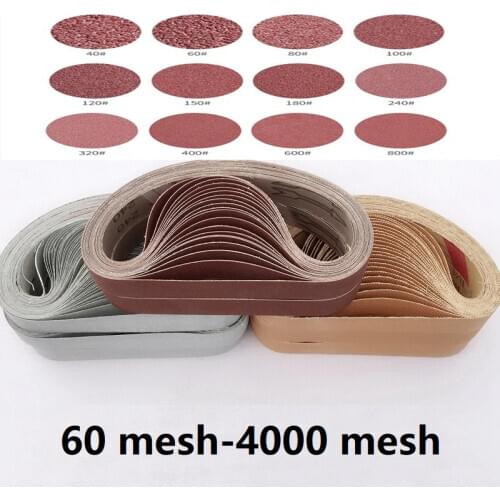 10PCS 533MM*30 Abrasive Belt Sanding Band for Wood Soft Metal Polishing Sander Grinding Polishing Tools