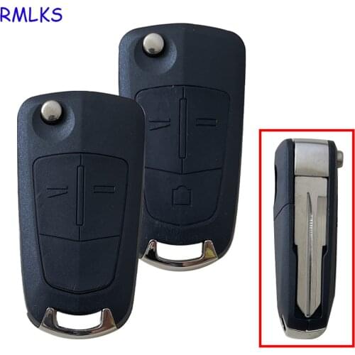 2 Buttons Flip Remote Folding Car Key Shell Fob Case For Opel Vauxhall Corsa D Astra J G Zafira A Vectra B Mokka G Insignia