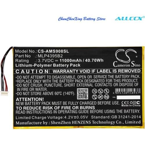 CameronSino 11000mAh Diagnostic Scanner Battery for Autel MaxiSys MS908,MaxiSys MS908P Pro,MaxiSys CV,MS908CV,MaxiSys Pro,MS908S