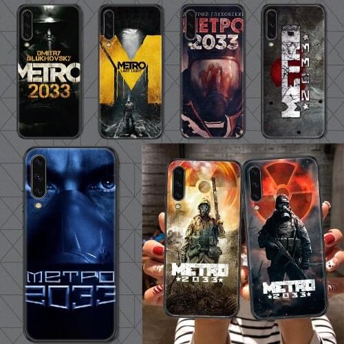 Game Metro 2033 Phone case For Samsung Galaxy A 3 5 7 8 10 20 21 30 40 50 51 70 71 E S 2016 2018 4G black luxury coque tpu back
