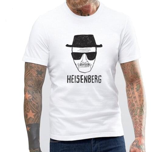 Breaking Bad Hand Painted Heisenberg T Shirts Men Los Pollos Hermanos Shirt Man Walter White Cool Tee I Am The One Who Knocks