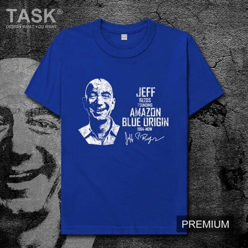 Celebrity Jeff Bezos United States E-commerce online bookstore cotton clothes Short sleeve new Tops t shirt summer Casual 01