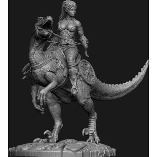 1:24 Resin Figure Model Kit Unassambled Unpainted //G488 (without rope)