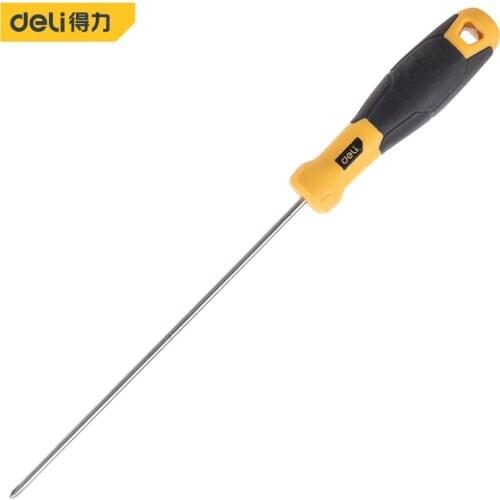 Deli Cross Phillips Screwdriver CR-V Alloy Steel Professional Electrician Screw Driver Insulated Screwdriver DIY Hand Tools