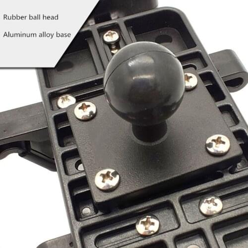CPDD Aluminum Alloy Square Mounting Base with 1 Inch Ball Head Mount for Zumo 400/450/500/550/660 Rider GPS for Motorcycle