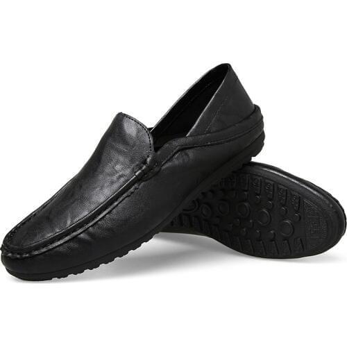 Summer Casual Trend Korean Peas Shoes Social Guys Wild Personality Lazy Soft Bottom Driving Mens Shoes