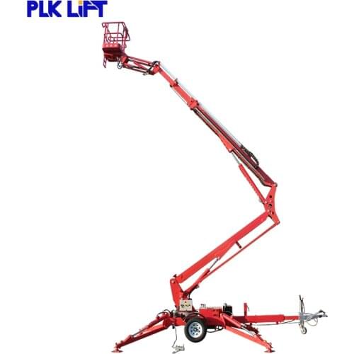 Mobile Lift Platform Trailer Mounted Boom Lift