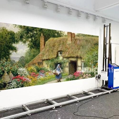 High Definition Murals Printing Equipment Direct to Vertical Wall Printer Distributor in Moldova 3D 5D Wall Printer