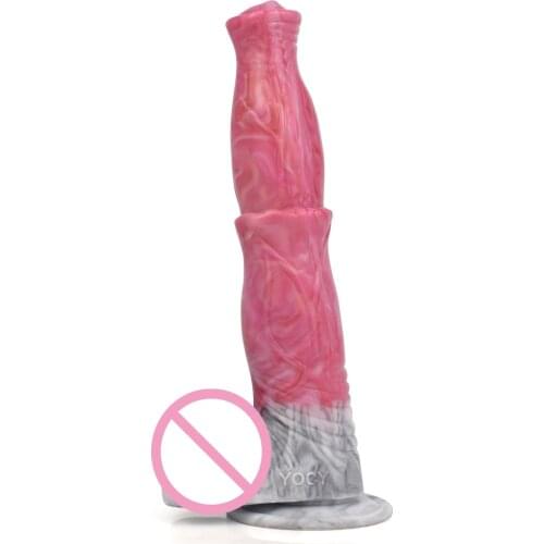 New Soft Huge Penis anal plug Powerful Suction Cup Horse penis Realistic Dildo Vagina G-spot Stimulator Adult Sex Toys for Women