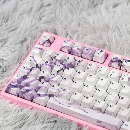 Falling Colorful PBT Sublimation Keycaps Mechanical Keyboard 104 key key Cap