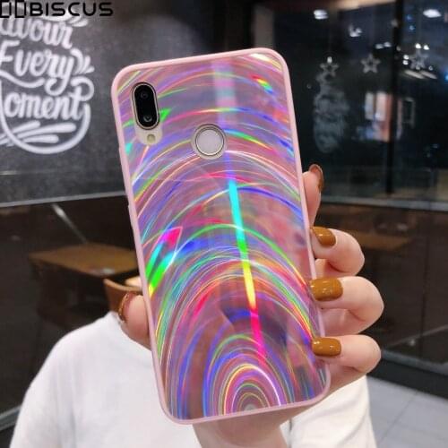 Rainbow Mirror Case For Huawei Y5 Y6 Y7 Y9 Prime 2019 P Smart Z 2021 Honor 9X 8X 8A 8S 20S 10 10i P20 P30 P40 Mate 20 Lite Cover