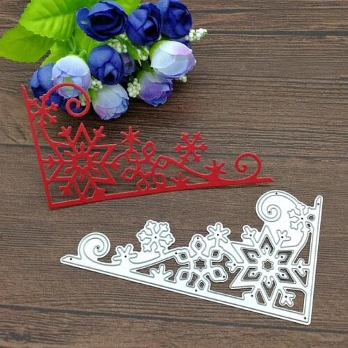 Snowflake Frame Metal Cutting Dies Stencil Scrapbooking Photo Album Card Paper Embossing Craft DIY Dies Cut
