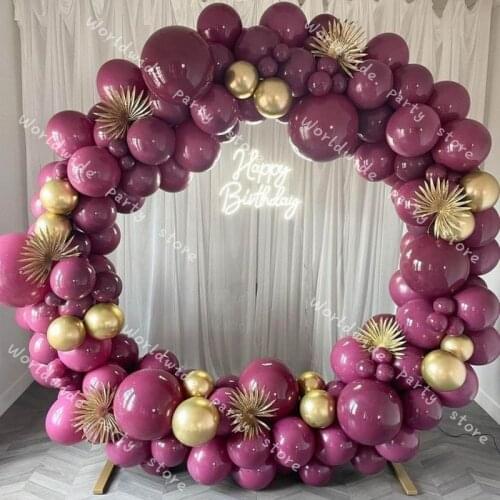 Latex Ballon Baby Shower 50/100pcs 10inch New Color Fuchsia Violet Balloons Wedding Birthday Party Decoration Helium Globos