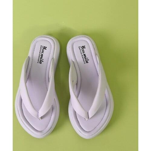 Casual Flip Flops Women Summer Slippers Pointed Toe Brand New Slides Ladies Student Flat Shoe Concise Style Rubber Sole Hot Sale
