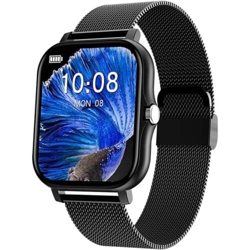 GEJIAN New Smart watch Women Full touch screen Sports Fitness watch IP67 waterproof Ladies Smart watch Bluetooth for Android iOS