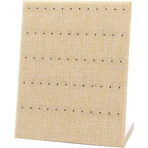 60 Holes Earring Jewelry Display Holder Rack Stand Showcase Organizer Multi-Layer Stud Earrings Storage Rack Storage