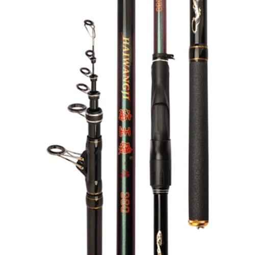 Carbon Rock Fishing Rod 3.6m 3.9m 4.2m 4.8m Powerful Telescopic Spinning Fishing Rod Travel Carp Pole Long Cast Surfing Rod