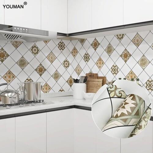 Waterproof Oil-proof Marble Self Adhesive Wallpaper Vinyl Film Wall Stickers Bathroom Bedroom Kitchen Cupboard Solid Color Decor