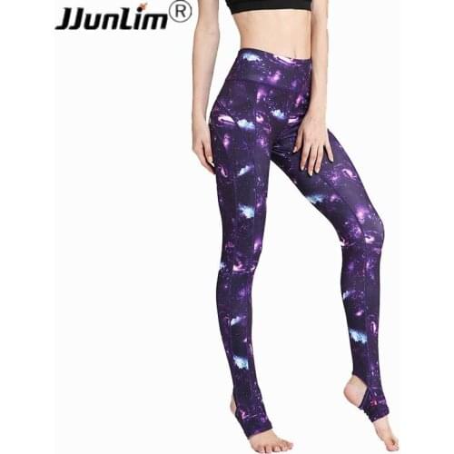 Women High Waist Yoga Pants Printed Fitness Legging Elastic Sport Pants Gym Workout Running Leggings Female Sport Dance Trousers