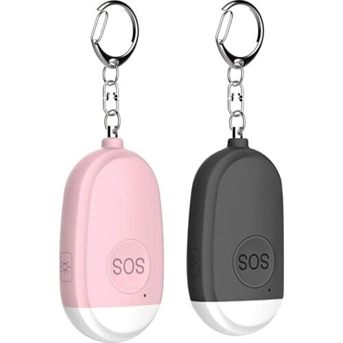 2 Pcs Personal Alarm With Key Fob For Emergency Safety For Ladiesthe Elderly And Children,Anti-Theft Whistle Alarm