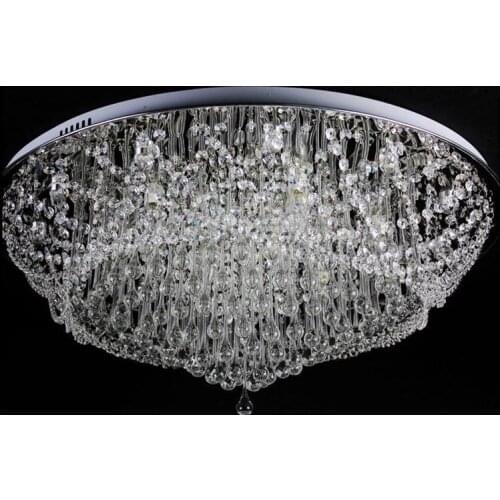 40/50/60/80cm Modern stateroom LED to suck crystal pendant lights restaurant hotel bedroom a full set of Pendant Lamps SJ70