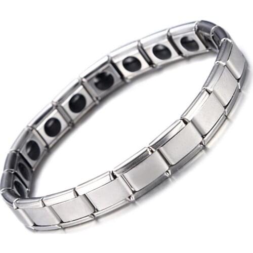 50% Hot Sale Unisex Tourmaline Magnetic Energy Balance Bracelet Slimming Bangle Health Care