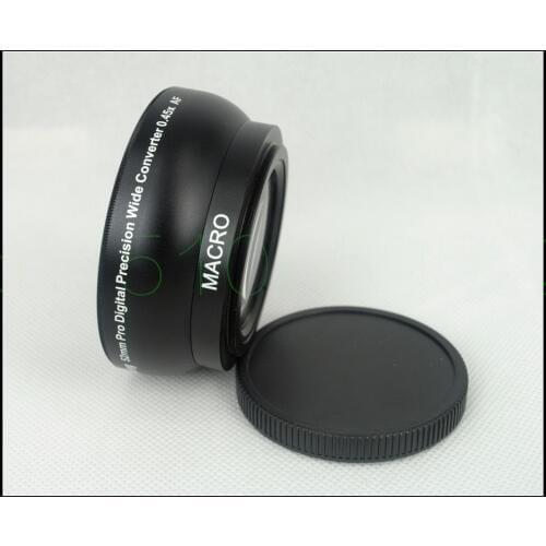 52mm 0.45x WIDE Angle + Macro Conversion LENS 52 0.45 Black