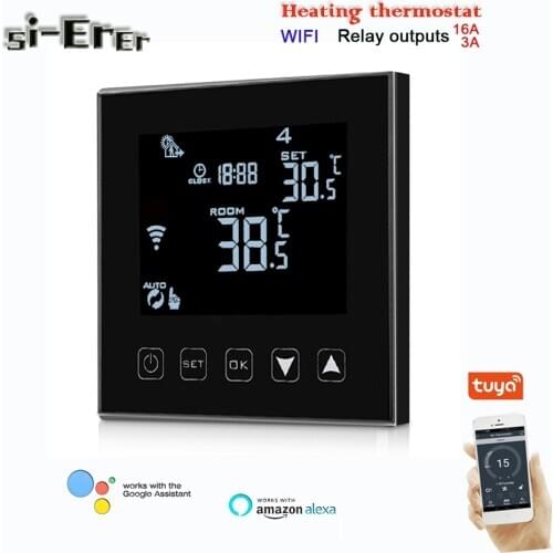 95-240VAC Multiple models heating 0.5 ° accuracy WiFi temperature controller,works with Alexa Google Home