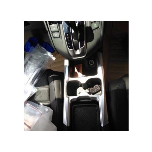 Car Styling Interior Gear Box Cup Holder Protection Cover For Honda CRV 2017 ABS Trim Decoration Accessories