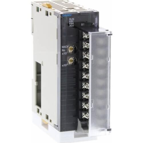 CJ1W-DA08V Analog output unit, 8 x output 1 to 5 V, 0 to 5 V, 0 to 10 V, -10 to 10 V, resolution 1:4000 scalable to ±32000 or 1