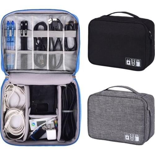 Travel Storage Bag Unisex Portable Organizers Bag Large Capacity Digital Pack Bags Waterproof Handbags For Accessories XA754Z