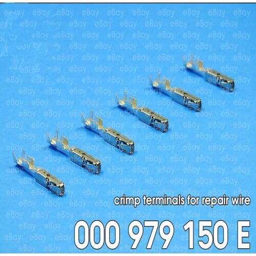 20/30/50/100pcs Original TE Tyco Female Crimp Terminals (Pins) For Repair Wire For VW Audi 000979150E 8K0 973 703 000 979 150 E
