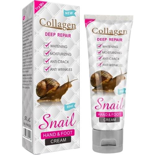 SNOW LADY Peimei Snail Hand Foot Cream Foot Care Moisturizing Anti Chapping 80g Foot Cream Wholesale