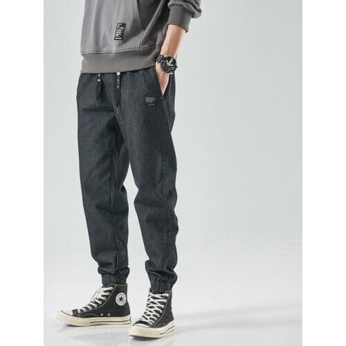 Mens Jeans Casual Pants 2020 New Solid Color Plus Size Mens Thickening Widening Retro Jeans Men 8Xl