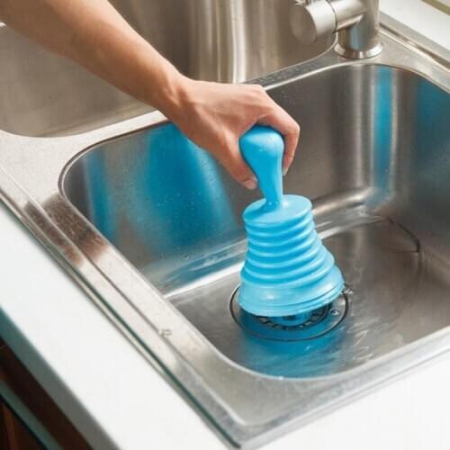 Drain Pipe Cleaner 3 Colors Durable Durable Pipe Dredge Sink Plunger Clogged Toilet Sink Sink Dredge Pipe Cleaner Bathroom Tools