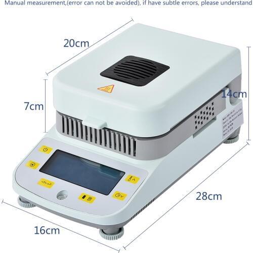 Professional Material Halogen Moisture Analyzer Moisture Tester DSH-100-10 Food Rapid Moisture Analyzer 220v /110V 480W Hot Sale