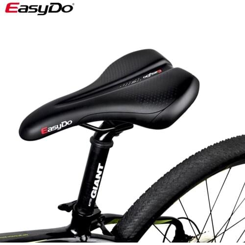 Easydo Bicycle Cycling Seat Saddle MTB Road Bike Saddles Mountain Bike Racing Saddle PU Breathable Soft Seat Cushion