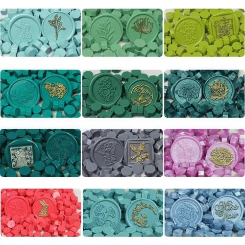 100pcs Sealing Wax Seal Stamp Tablet Pill Beads for Envelope Wedding Wax Seal Ancient Sealing Wax Making Tools CanWholesale