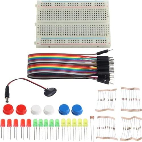 Electronic Starter Kit Mini Breadboard LED Jumper Wire Tested for Arduino UNO R3