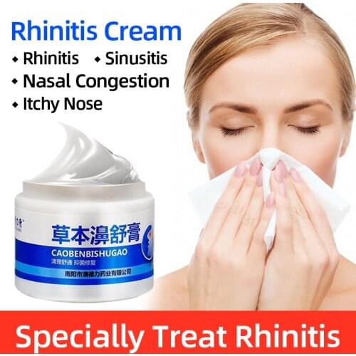 Herbal Nose Soothing Cream Treatment Allergic Rhinitis Sinusitis Cause Nasal Congestion Or Nose Discomfort